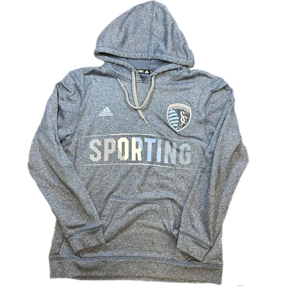 Sporting Kansas City MLS Adidas Soccer Hoodie-Small - Picture 1 of 5